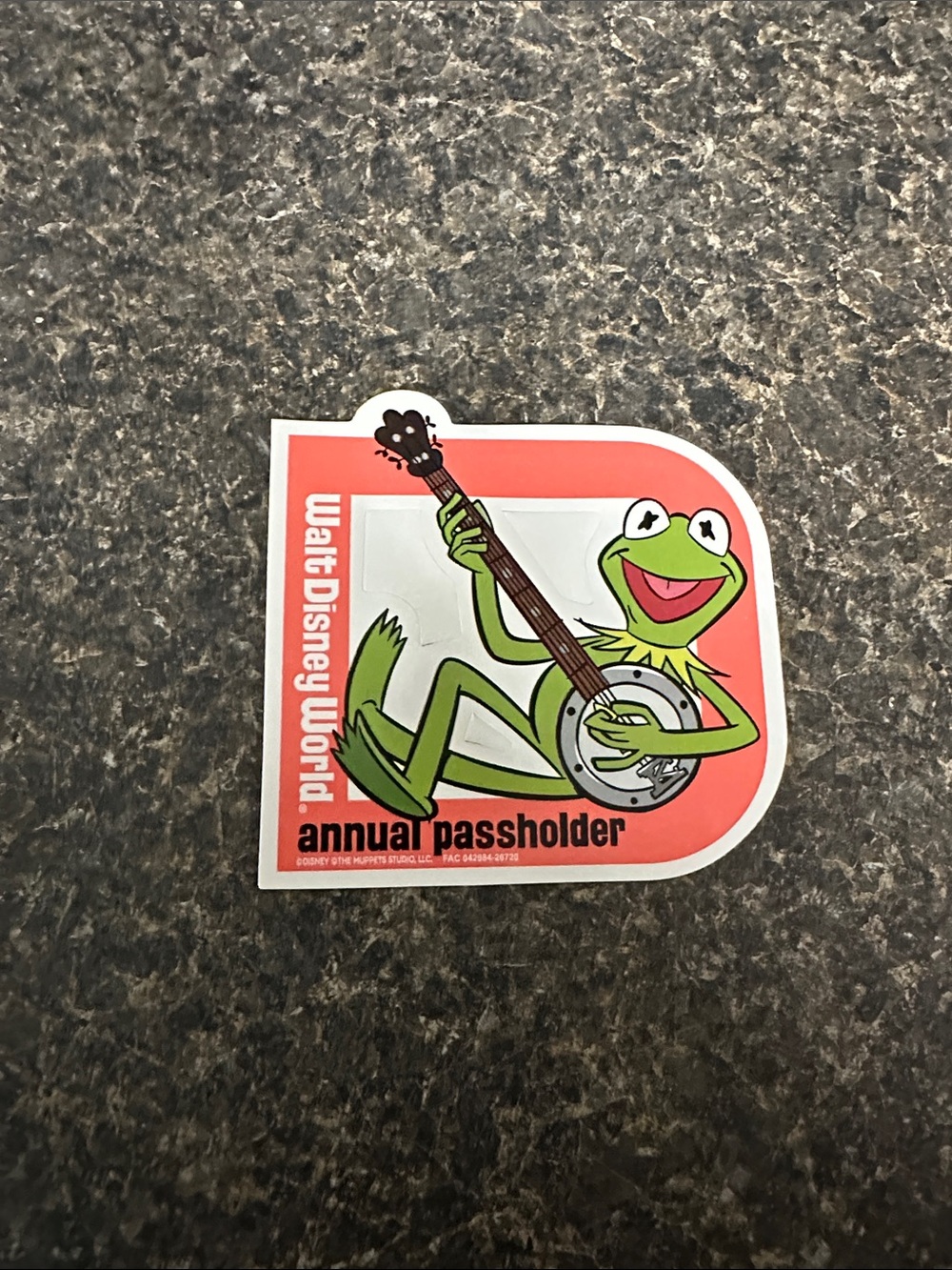 Disney Kermit the Frog Annual Passholder magnet